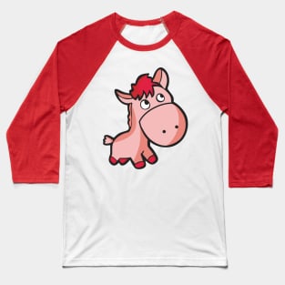 pink pony horse Baseball T-Shirt